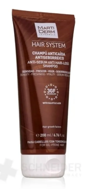 MartiDerm HAIR SYSTEM 3GF ANTI - SEBUM, HAIR-LOSS