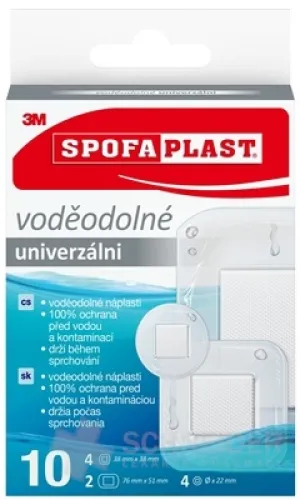 3M SPOFAPLAST č.190N Náplasti VODEODOLNÉ