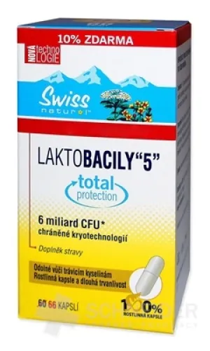 SWISS LAKTOBACILY "5" Nová technológia