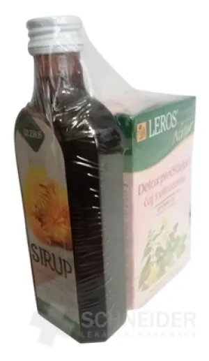 LEROS SIRUP z kvetov púpavy + Natur Detox