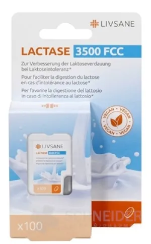 LIVSANE Laktázové tablety 3500 FCC