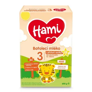 Hami 3 Batoľacie mlieko s príchuťou vanilky