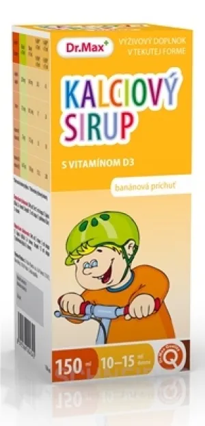 Dr.Max Kalciový sirup s vitamínom D3