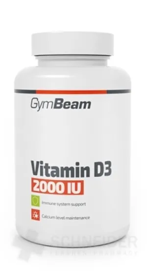 GymBeam Vitamin D3 2000 IU