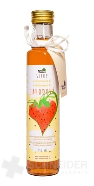 NaturProdukt Sirup Jahodový s vitamínom C