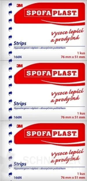 3M SPOFAPLAST č.166N Náplasť strips