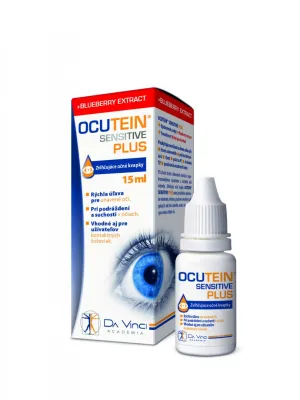 OCUTEIN SENSITIVE PLUS - DA VINCI očné kvapky 15 ml