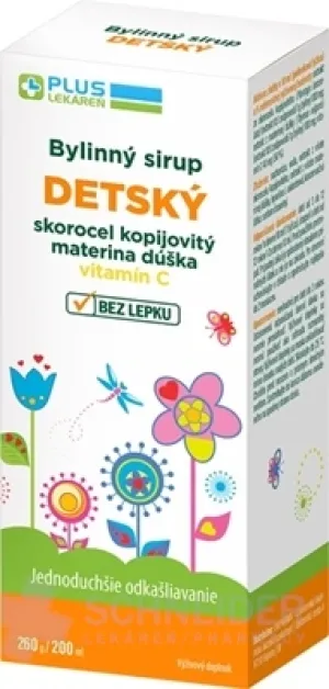 PLUS LEKÁREŇ Bylinný sirup DETSKÝ