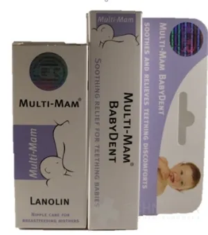 MULTI-MAM BABYDENT + MULTI-MAM LANOLIN