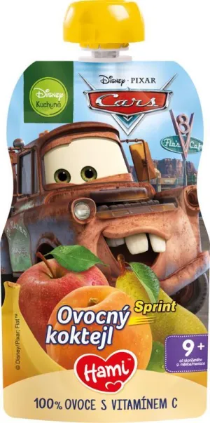 Hami Disney Cars ovocná kapsička Ovocný koktejl