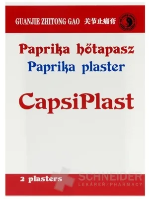 CAPSIPLAST - HREJIVÁ NÁPLASŤ S VÝŤAŽKOM Z PAPRIKY