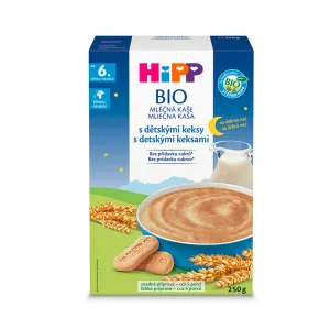 HIPP BIO MLIEČNA KAŠA Dobrú noc S detskými keksami