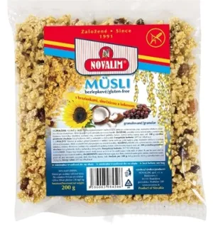 MUSLI BEZLEPKOVE GRANULOVANÉ
