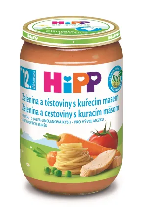 HiPP BIO Zelenina a cestoviny s kuracím mäsom