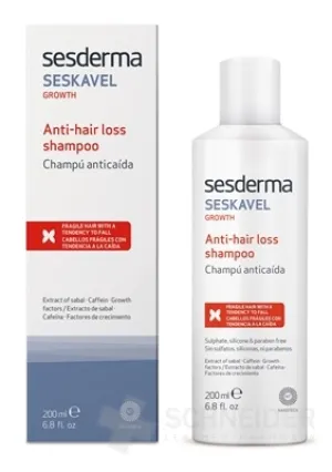 sesderma SESKAVEL Šampón proti vypadávaniu vlasov