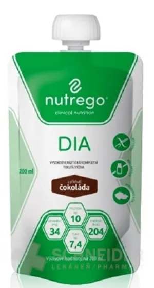 Nutrego DIA s príchuťou čokoláda