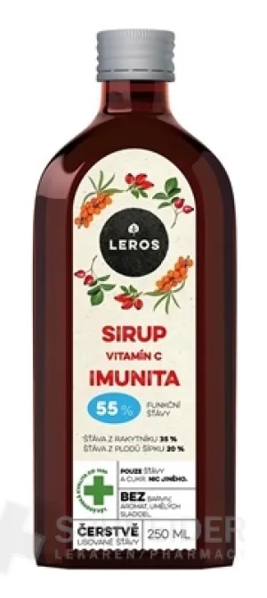 LEROS Sirup Vitamín C Imunita