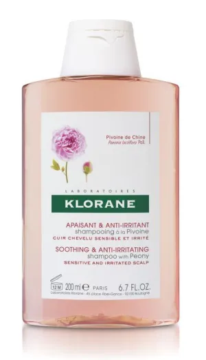 Klorane šampón s výťažkom z pivónie 200ml