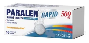 PARALEN RAPID 500 mg Pomarančová príchuť