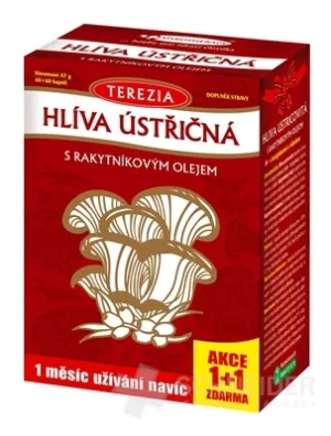 TEREZIA HLIVA USTRICOVITÁ S RAKYTNÍKOVÝM OLEJOM