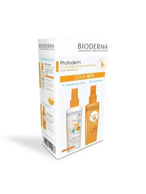 Bioderma Photoderm Sprej SPF 30 200ml + KID Sprej SPF 50+ 200ml
