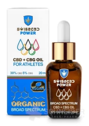 SwissCBDpower CBD 30% + CBG 5% OIL for Athletes