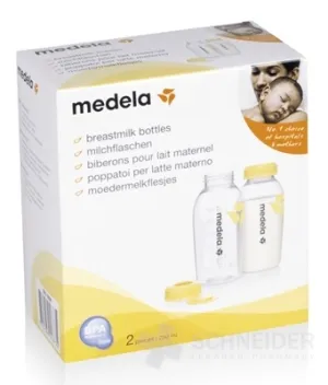 MEDELA Sada 2 fliaš (250 ml) na uskladnenie mlieka