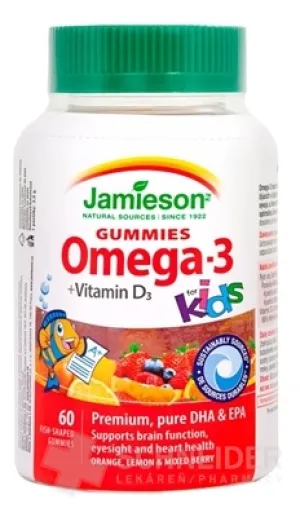 JAMIESON OMEGA-3 KIDS GUMMIES