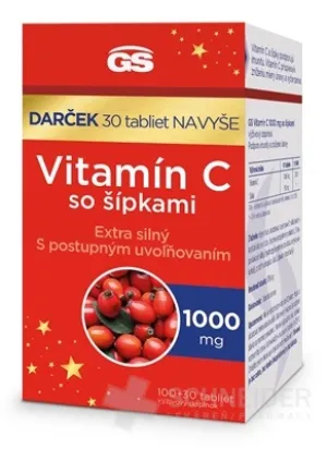 GS Vitamín C 1000 mg so šípkami darček2023