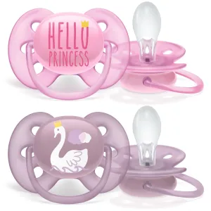 AVENT CUMLÍK 6-18M Ultra soft text, dievča