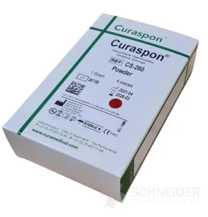 CuraSpon Powder CS-260 želatínové hemostatikum