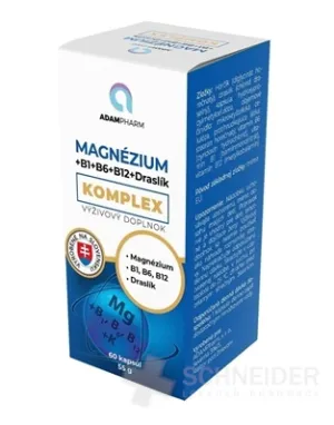 ADAMPharm MAGNÉZIUM+B1+B6+B12+Draslík KOMPLEX