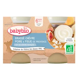 BabyBIO Brassé Z kozieho mlieka Hruška figa