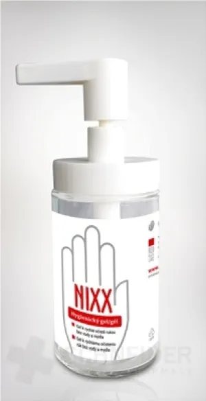 NIXX Hygienický gél na ruky s dávkovačom