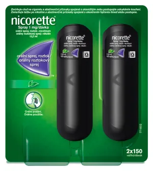 Nicorette® Spray 1 mg/dávka, orálny roztokový sprej