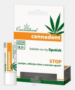 Cannaderm CANNADENT balzam na pery lipstick