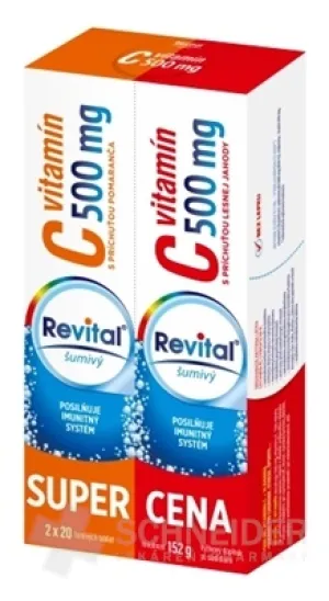 Revital vitamín C 500 mg šumivý DUOPACK