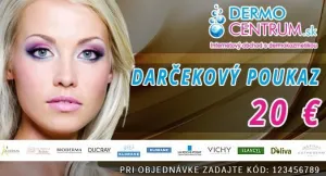 Darčekový poukaz v hodnote 20 €