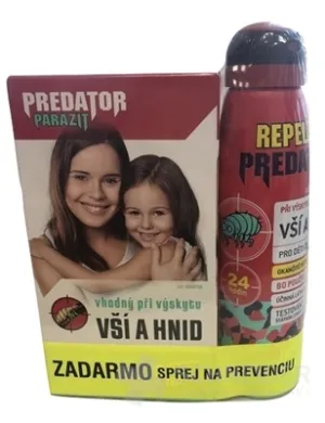 PREDATOR PARAZIT pri výskyte vší a hníd PACK
