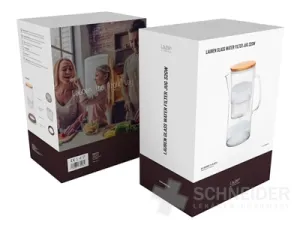Lauben Glass Water Filter Jug 32GW