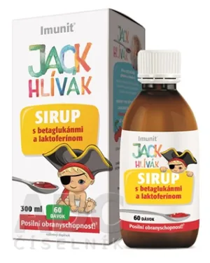 Hliva JACK HLÍVÁK glukány a laktoferín sirup - Imunit 300 ml
