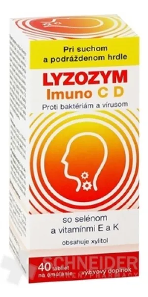 LYZOZYM IMUNO C D SO SELÉNOM A VITAMÍNMI E a K