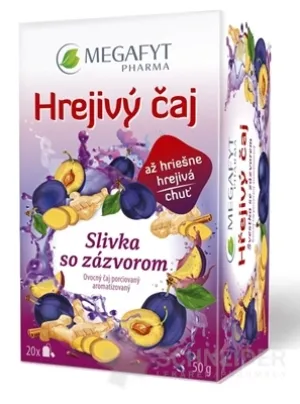 MEGAFYT Hrejivý čaj Slivka so zázvorom
