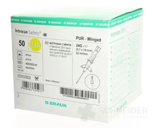 B.BRAUN INTROCAN I.V. KANYLA G24