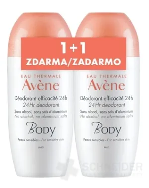 AVENE BODY DEODORANT EFFICACITE 24h DUO
