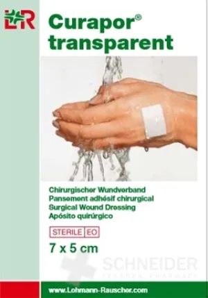 CURAPOR KRYTIE NA RANY TRANSPARENT 7x5cm