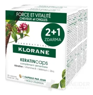 KLORANE KERATÍNOVÉ TABLETY (TRIO)