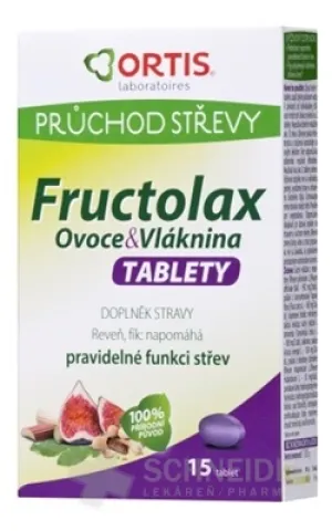 Fructolax Ovocie a vláknina TABLETY