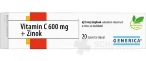 GENERICA Vitamin C 600 mg + Zinok