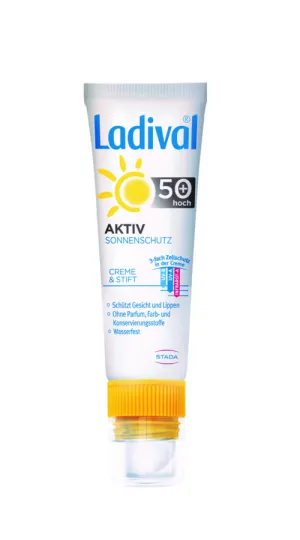 Ladival AKTIV na tvár a pery SPF50+ (2v1)